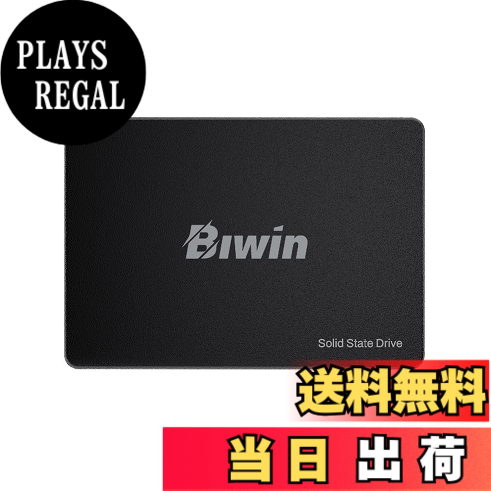 【送料無料】Biwin M100 SSD 2.5インチ SATA III 高速550MB/s 内蔵SSD 高耐久 低消費電力 耐衝撃 PS4対応 メーカー3年 サイズ：512GB｜PLAYS REGAL
