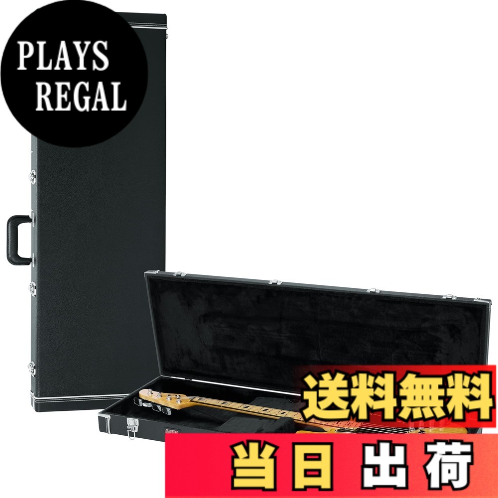 【送料無料】Gator Cases ゲーター ハードケース エレキベース用 ジャズベース/プレシジョンベースタイプ対応 木製 Deluxe Wood Series GW-BASS 【国内正規品】 色:ブラック、サイズ:全長1,194 mm深さ95 mm|PLAYS REGAL
