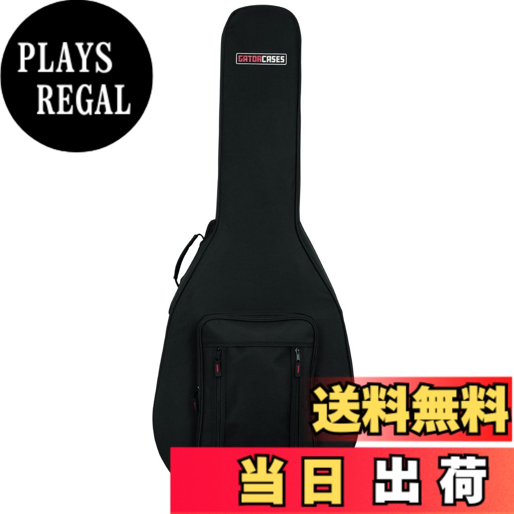 【送料無料】GATOR ゲーター アコースティックギター用 軽量セミハードケース GL Guitar Series EPS製 GL 【国内正規品】 色：ブラック｜PLAYS REGAL