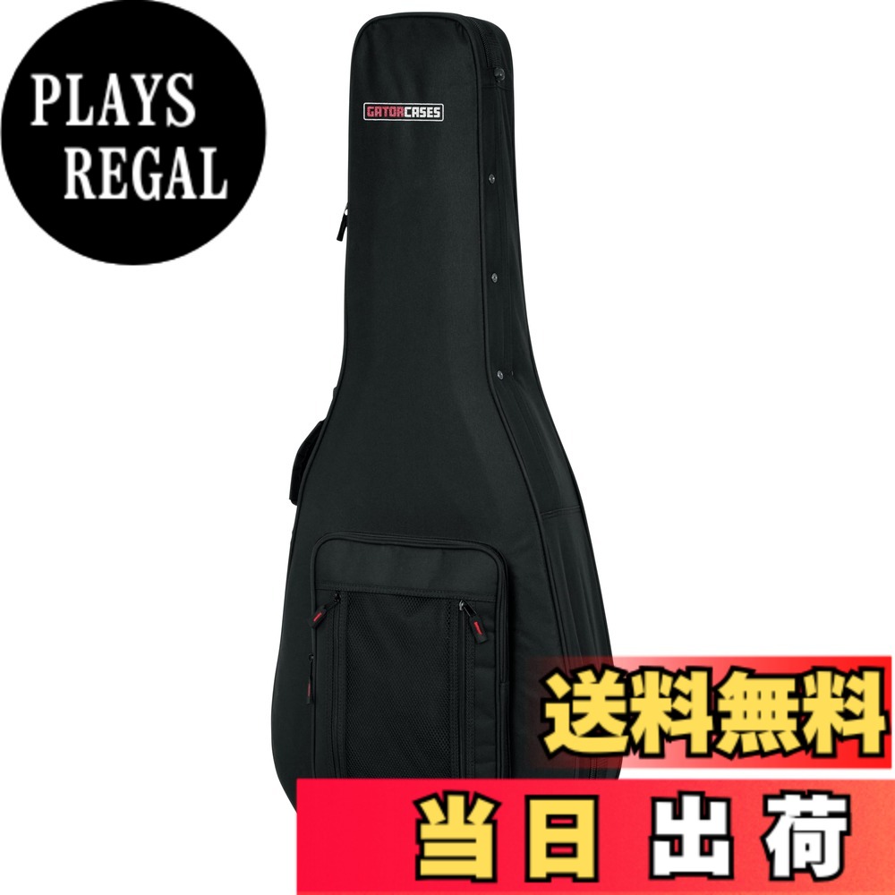 【送料無料】GATOR ゲーター アコースティックギター用 軽量セミハードケース GL Guitar Series EPS製 GL 【国内正規品】 色：ブラック｜PLAYS REGAL