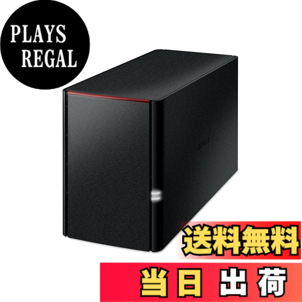 【送料無料】BUFFALO NAS 2ドライブ 色：ブラック、サイズ：4TB｜PLAYS REGAL 37,814円