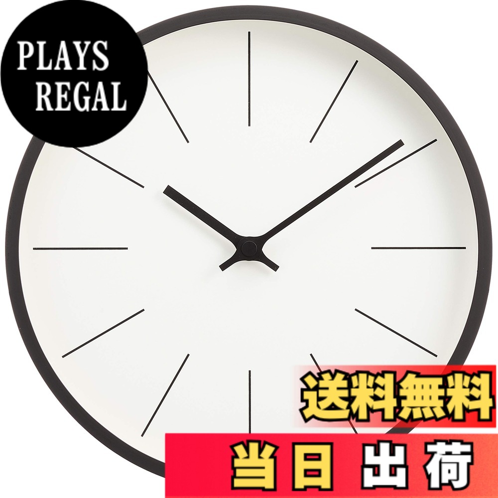 【送料無料】レムノス 電波時計 アナログ 時計台の時計 Arabic 色:ライン、サイズ:φ254xd45mm|PLAYS REGAL