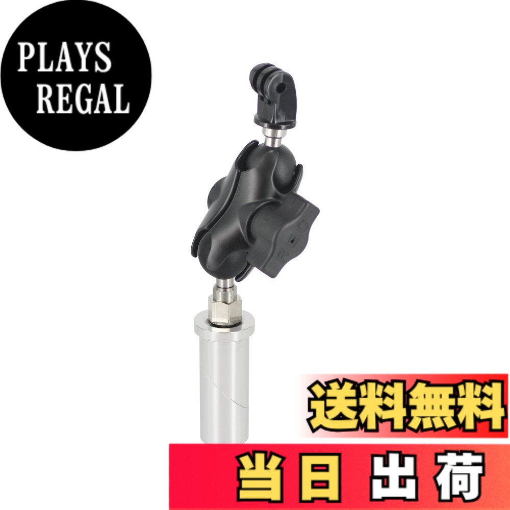 【貨物輸送無料】REC-MOUNTS for GoPro(ゴープロ)HEROつづき物用マウント HERO HERO2 HERO3 HERO3+ HERO4 HERO Session より抜き相応う 色：しろがね色,黒いこと、大いさ：ステム/φ23-φ25/手S(62粍) 季節・空調家電-季節・空調家電用アクセサリー
