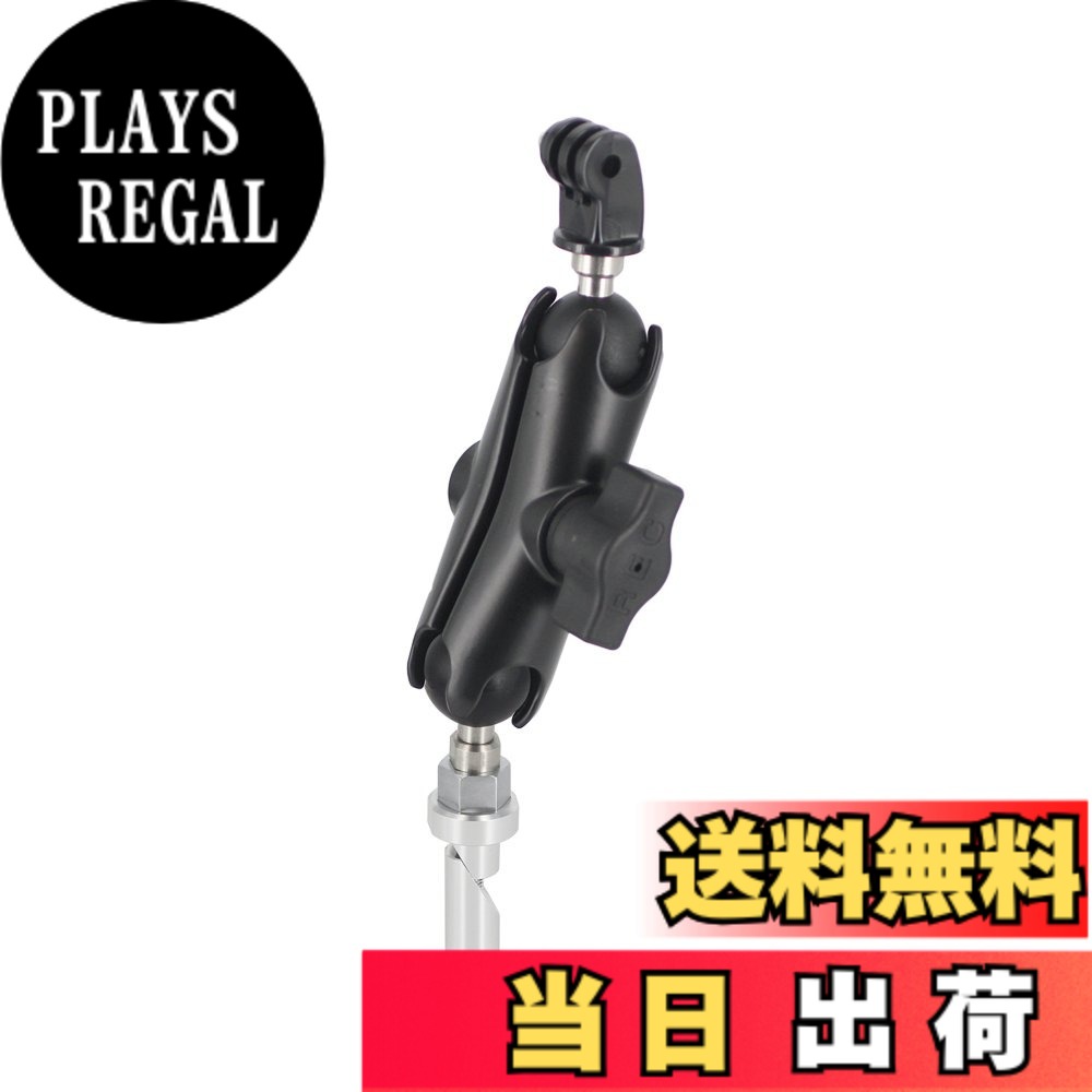 【貨物輸送無料】REC-MOUNTS for GoPro(ゴープロ)HEROつづき物用マウント HERO HERO2 HERO3 HERO3+ HERO4 HERO Session 一粒選り相応う 色：しろがね色,黒いこと、大いさ：ステム/φ12-φ13/腕M(94粍)