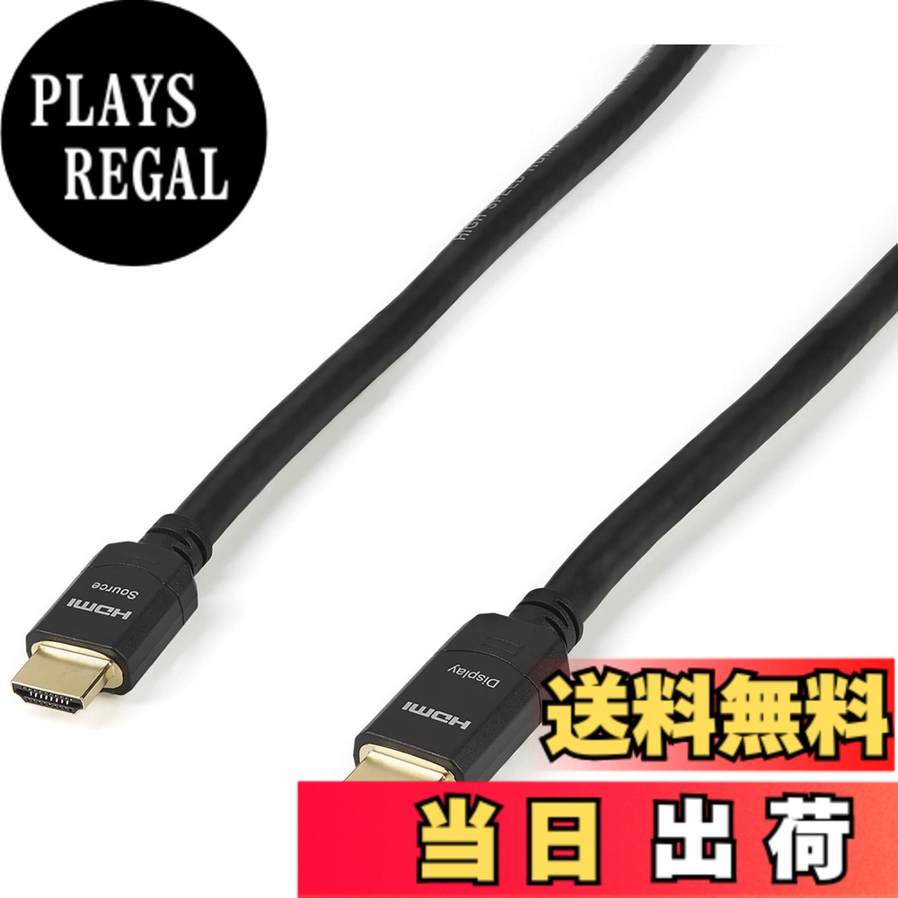 【貨物輸送無料】StarTech.com 割り増し金 ハイスピードHDMI有線テレビ 色：黒いこと、大きさ：30.0m