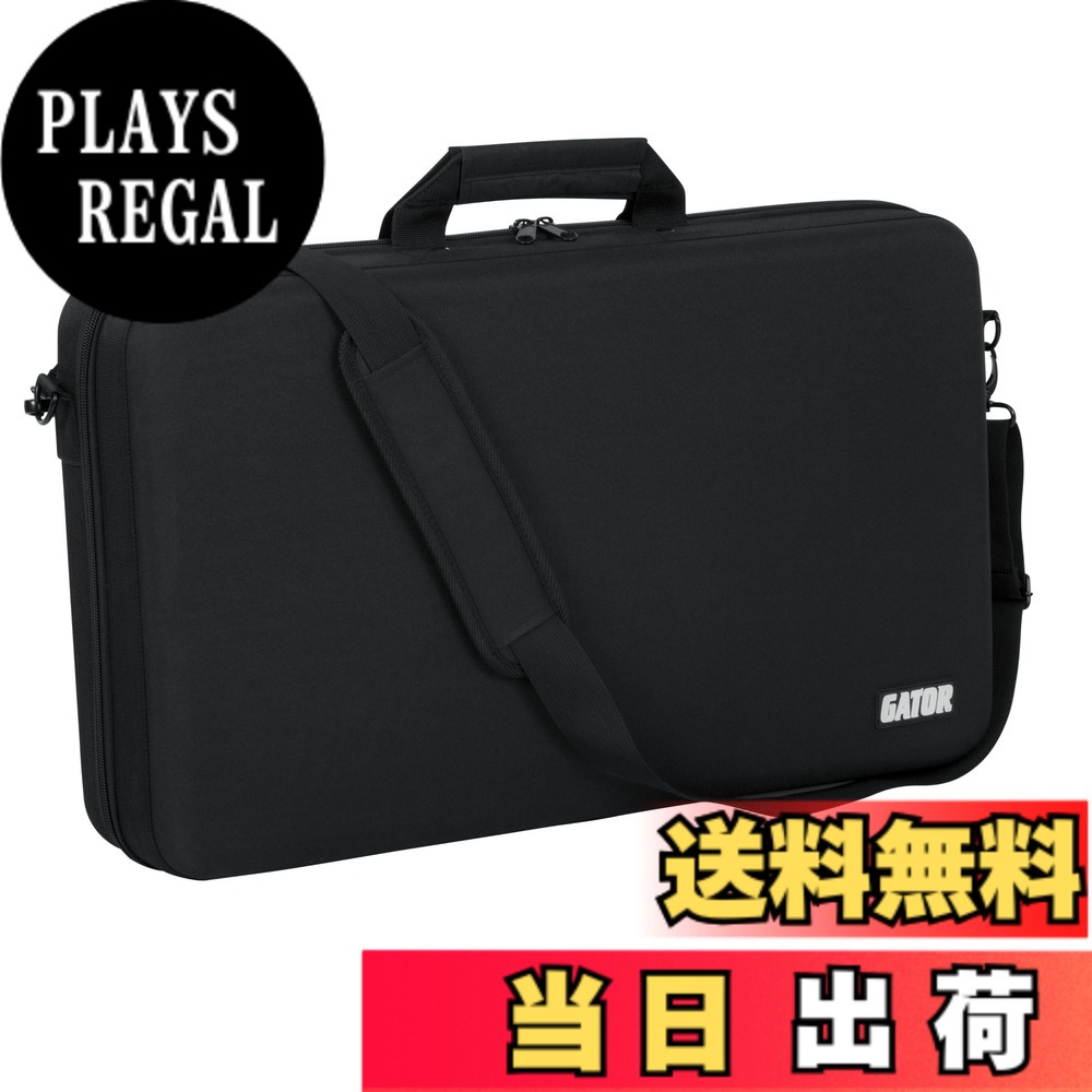 【貨物輸送無料】Gator Cases ゲーター 甲殻入れもの DJ制御装置\u0026かかわり合い機械用 色：黒いこと、大いさ：23\