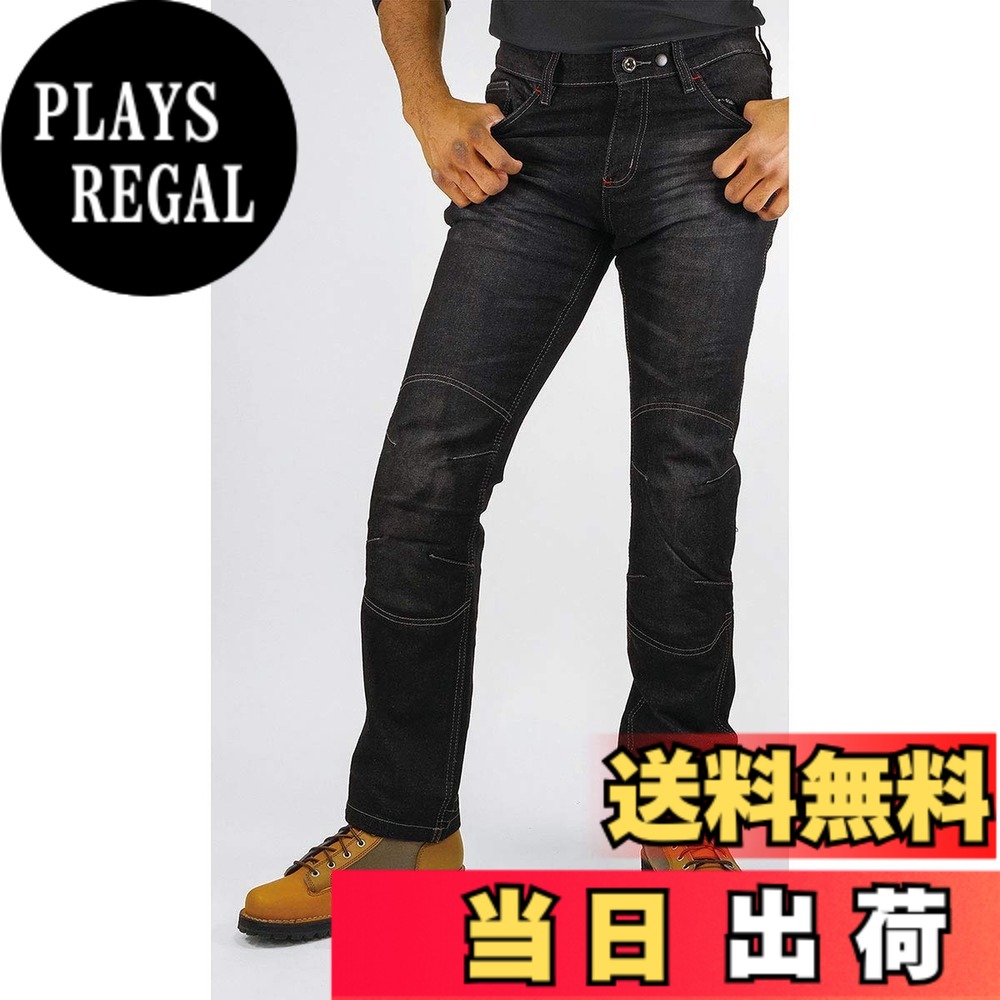 【送料無料】[コミネ] バイク用 WJ-7323 WJ-732 R ジーンズ 色：ブラック、サイズ：L｜PLAYS REGAL 7,633円
