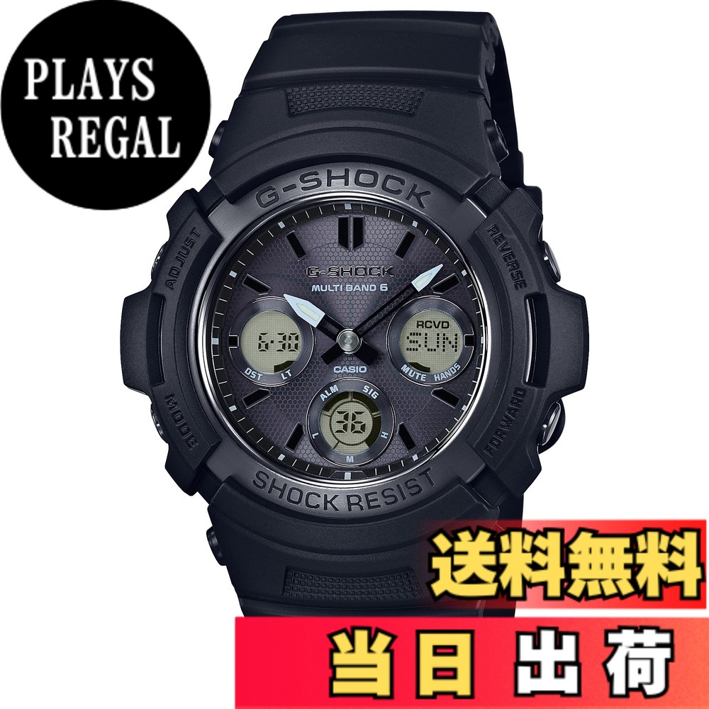 【貨物輸送無料】[カシオ] ウォッチ ジーショック 【国内置き目品】AWG-M100 脂ダンス楽隊 色：オール黒いこと、大きさ：1個