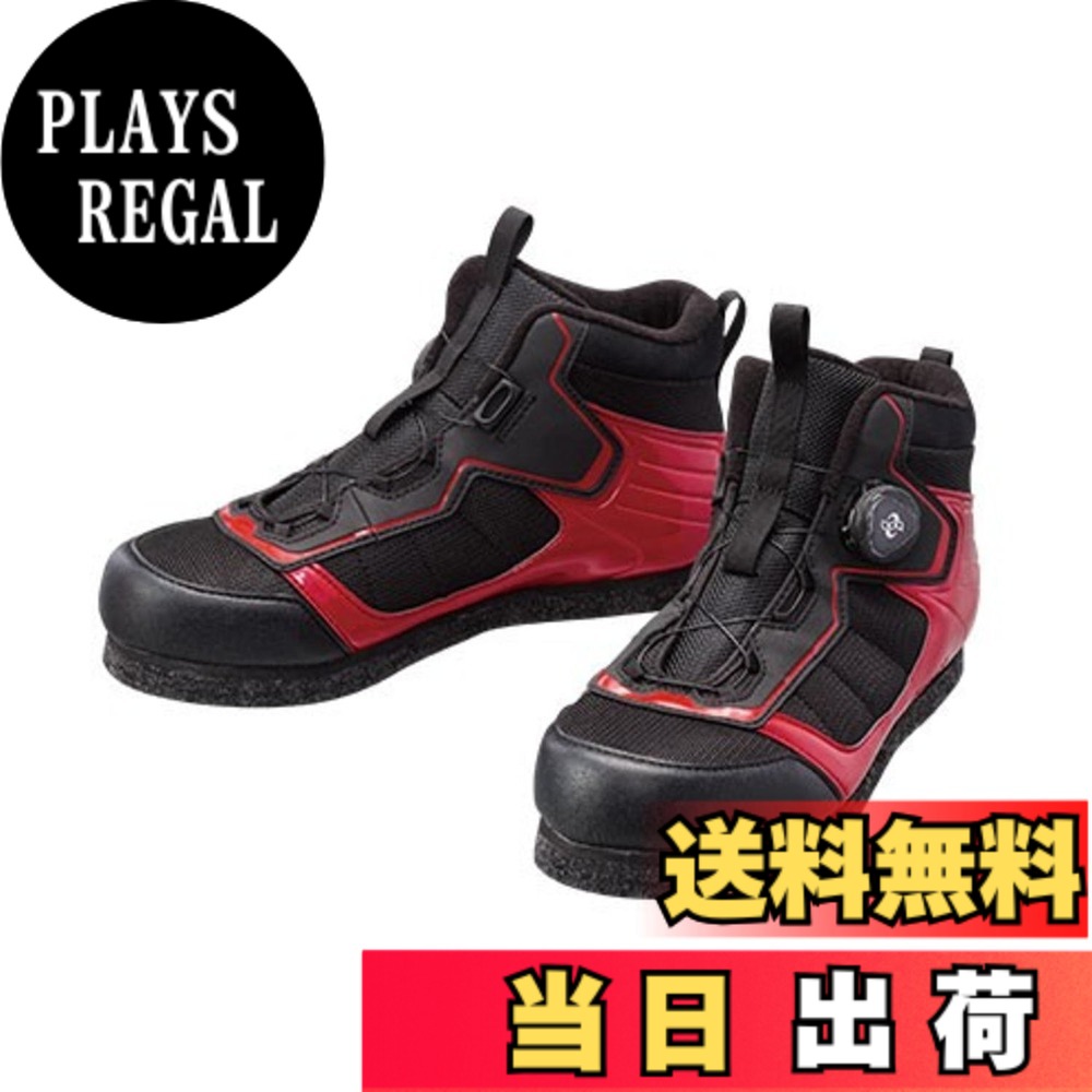 【貨物輸送無料】シマノ(SHIMANO) カットラバーピンフェルトフィットシューズ LT FS-041Q 色：赤いこと、大きさ：29.0 糎