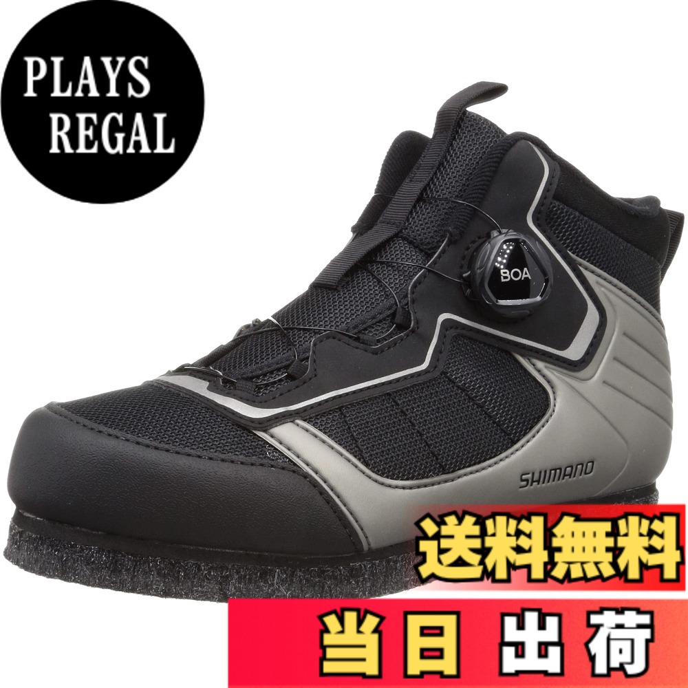 【貨物輸送無料】シマノ(SHIMANO) カットラバーピンフェルトフィットシューズ LT FS-041Q 色：黒いこと、大きさ：29.0 糎
