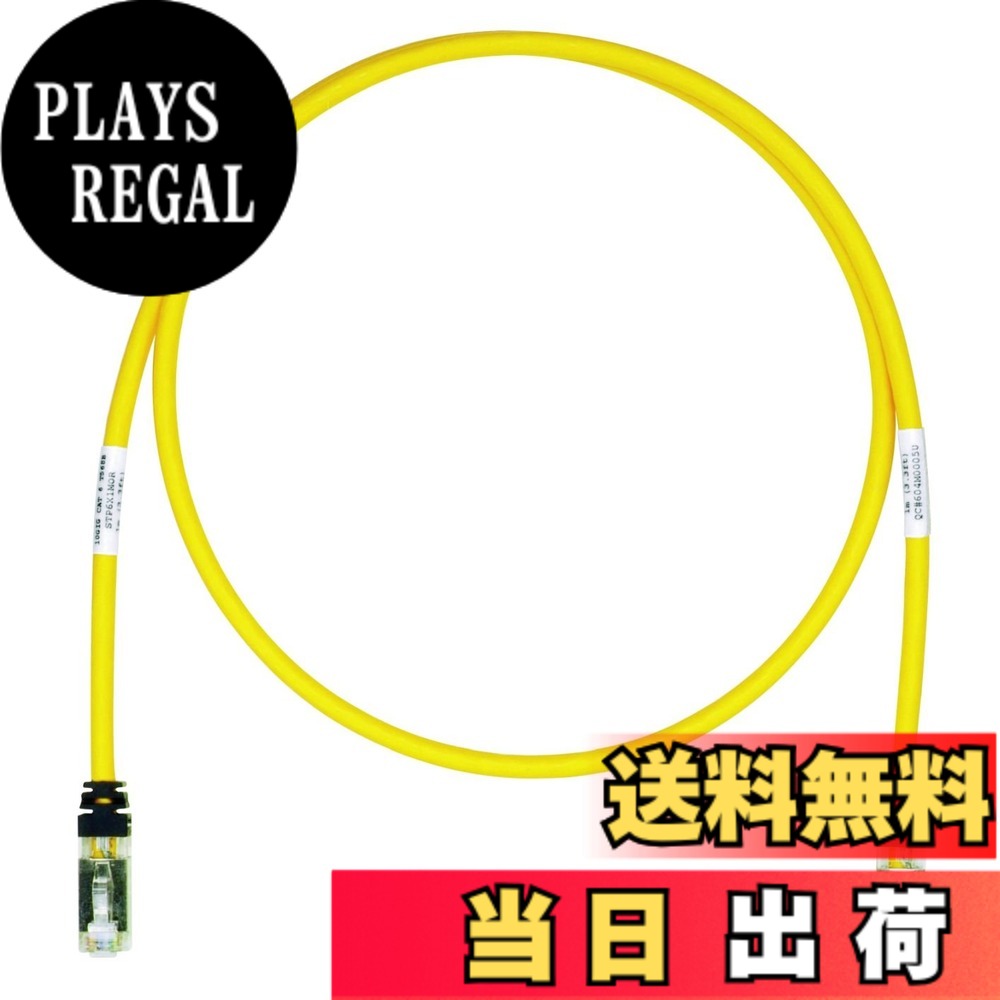 【貨物輸送無料】パンドウイット 遮蔽物 ローカルエリアネットワーク有線テレビ CAT6A 労働者階級遣りかた 各色 STP6X 色：黄、大きさ：40m