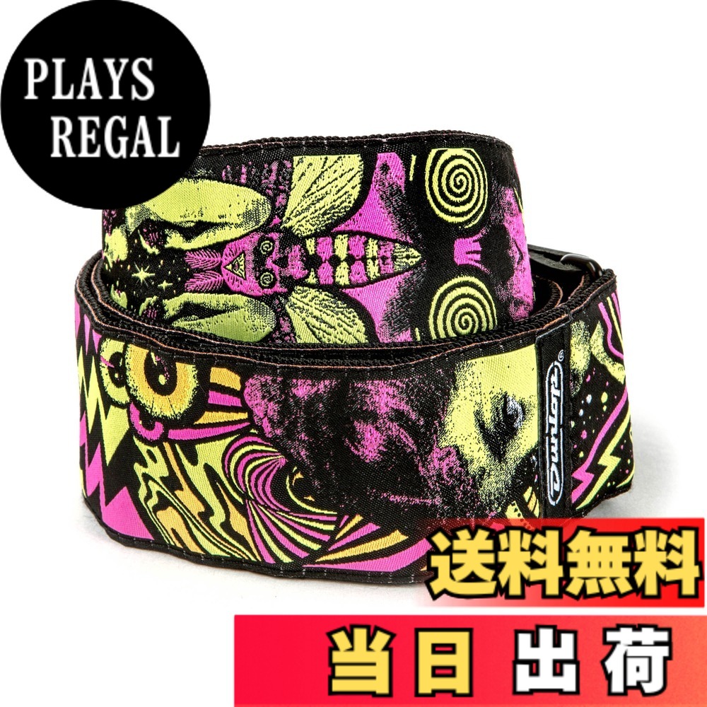 【送料無料】Jim Dunlop (ジム ダンロップ) ILOVEDUST Strap 色：Smoking Moon Orange、サイズ：Free Size｜PLAYS REGAL
