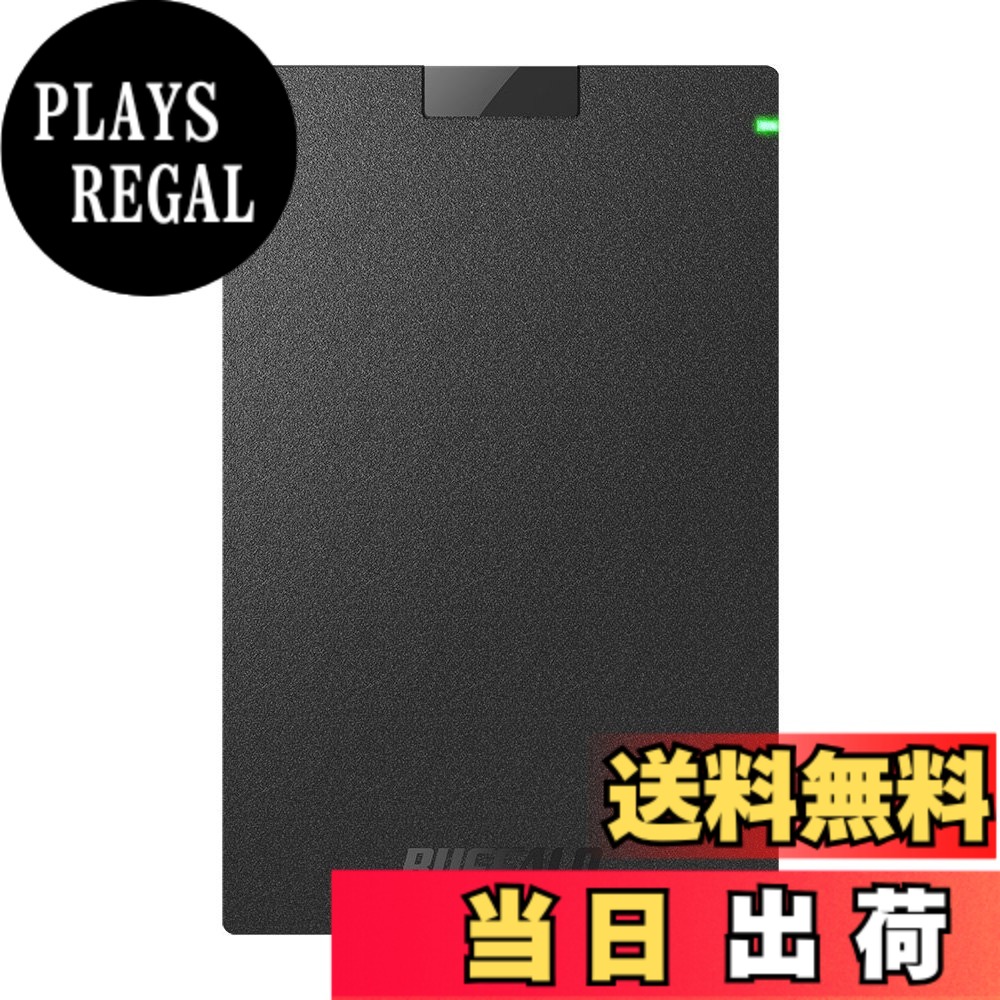 【貨物輸送無料】BUFFALO USB3.1(Gen.1)相応う 携帯型HDD 判定基準模範例 固定ディスク-PCGU3-A続きもの 色：黒いこと、大きさ：2.0結核症