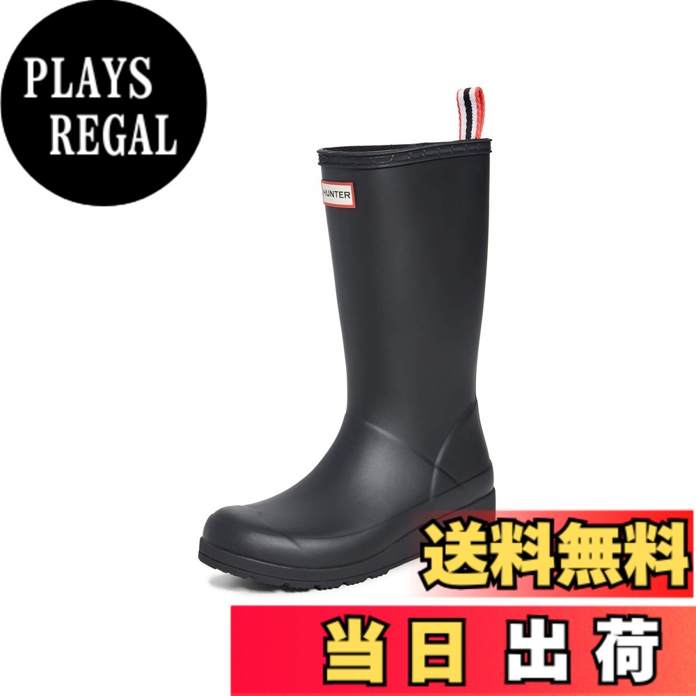 【貨物輸送無料】[山立ち] レディース 【レディース】 プレイブーツトールレインブーツ 色：黒いこと、大きさ：25.0 糎
