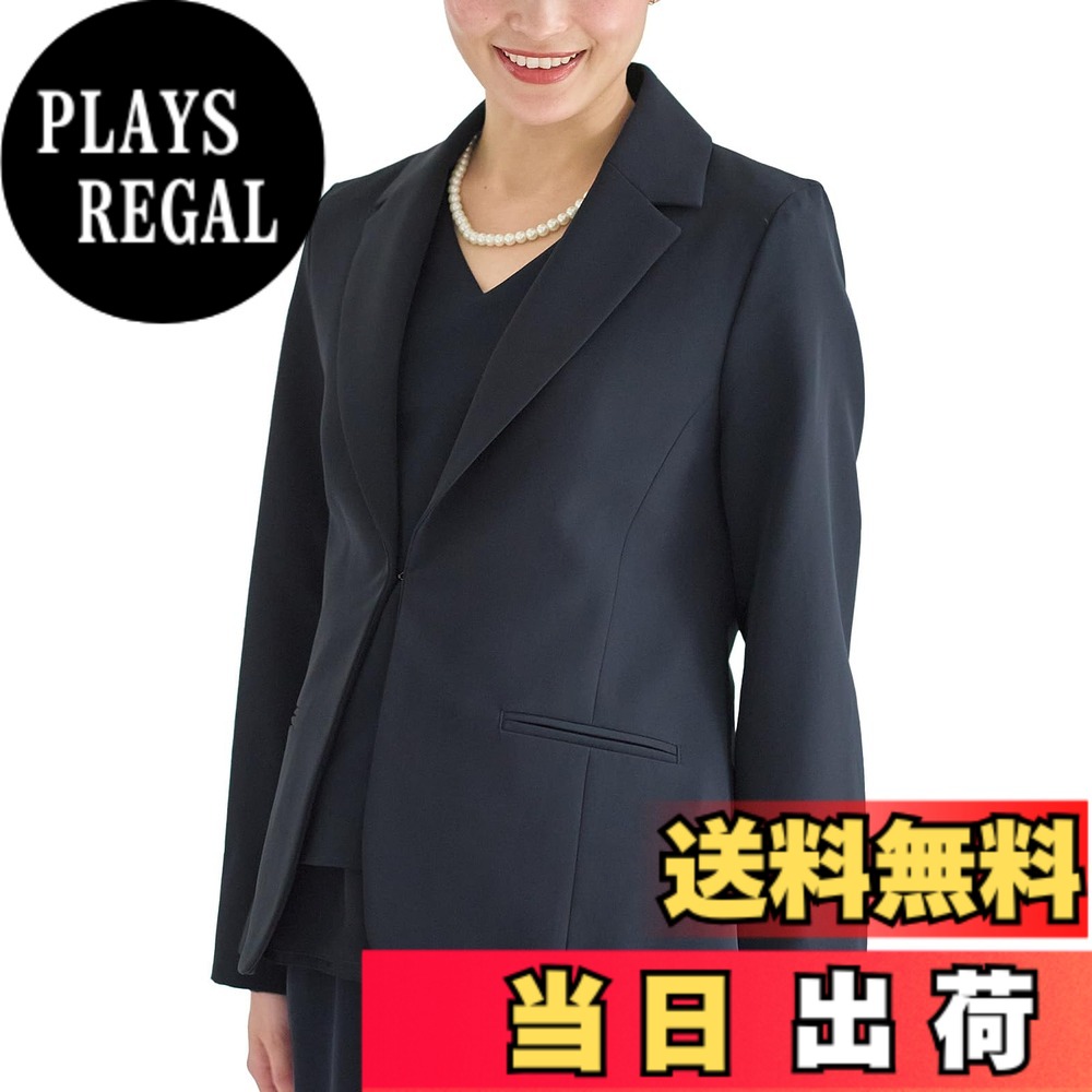 【貨物輸送無料】[ANGELIEBE エンジェリーベ] マタニティ 産前 産後 相応う 伸ばすこと ジョーゼット テーラード 上衣 背広 お受験 お宮参り 色：米国海軍、大きさ：S