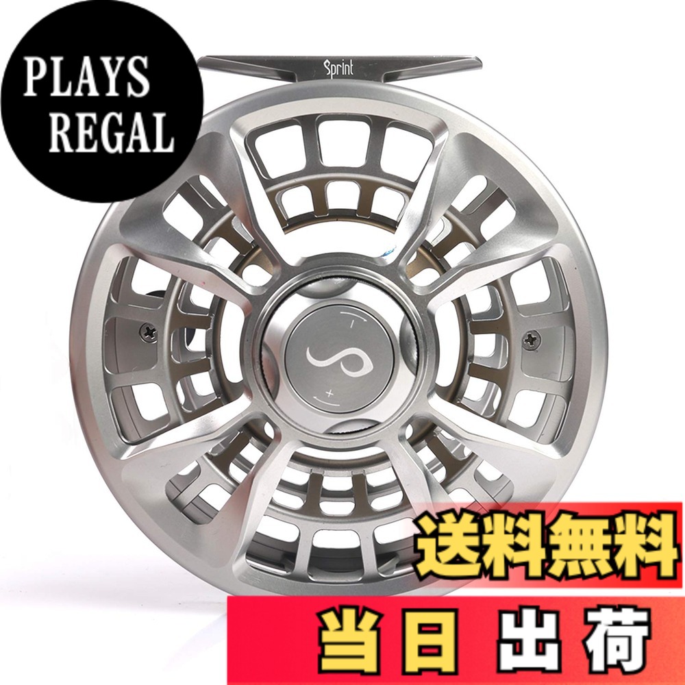 【送料無料】M MAXIMUMCATCH Maxcatch Sprint エキスパート完全密閉型フライリール CNC加工アルミニウム合金本体 フライフィッシングリール 色：パーライトシルバー、サイズ：6/8wt｜PLAYS REGAL