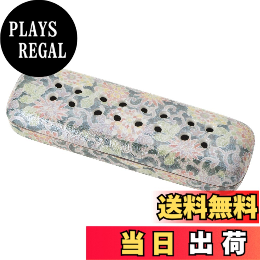 【貨物輸送無料】サンメニー 取り替えっこ用 網 小 寝かせる 線香皿 用 金属元素網 日本製 室内装飾に馴染む 今めかしい お 香 線香 焼香 はたご屋観念 仏具 今日このごろ仏壇 お仏壇 小 専用 お供え お焼香 線香立て インセンスホルダー コン 色：03) 色唐草、大きさ：2) 大 6.5x19.8x高さ3.6糎