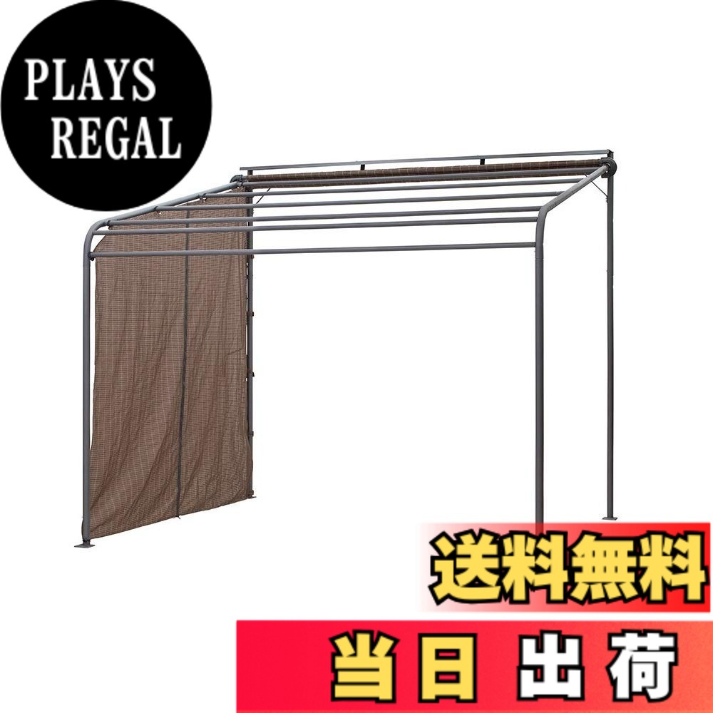 【貨物輸送無料】隼演芸会 日よけ クールサマーポーチ 色：1)毛はらい材木、大いさ：2)3000手合い 花・ガーデン・DIY-玄関・門用エクステリア-門扉