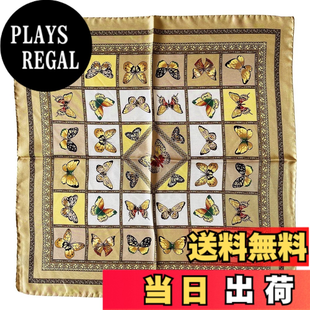 【貨物輸送無料】[G.Barsanti\u0026Figli] バルサンティ えり巻き レディース 絹地100% 小判 50x50 まっ四角 イタリア製 夢見鳥 色：ベージュ、大きさ：50糎 x 50糎