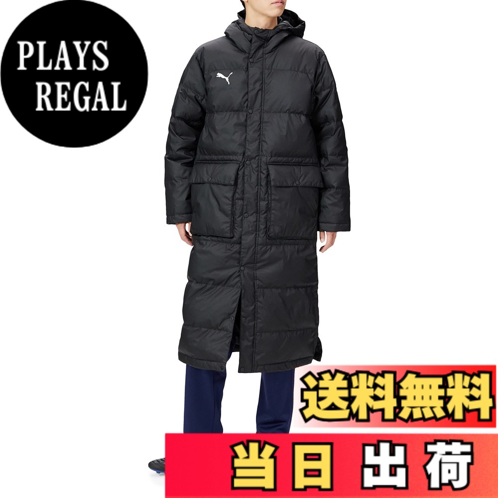 【貨物輸送無料】PUMA(ピューマ) アウター 上衣 TEAMLIGA ロングダウンコート 657736 メンズ 657736 色：23年秋冬色つや ピューマ 黒いこと(03)、大きさ：M