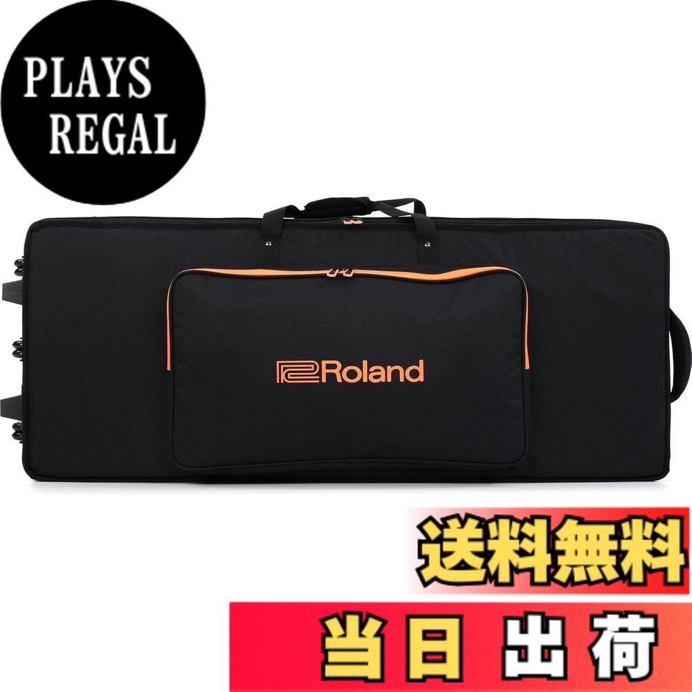 【送料無料】Roland ローランド キーボード用キャリングケース SC-GW3シリーズ キャスター付き 61鍵 / 76鍵 / 88鍵 各モデル用 色：ブラック、サイズ：76鍵盤｜PLAYS REGAL