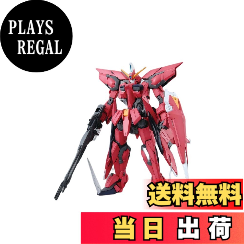 【送料無料】MG 機動戦士ガンダムSEED GAT-X303 イージスガンダム 1/100スケール 色分け済みプラモデル 色：レッド、サイズ：31.0 cm｜PLAYS REGAL
