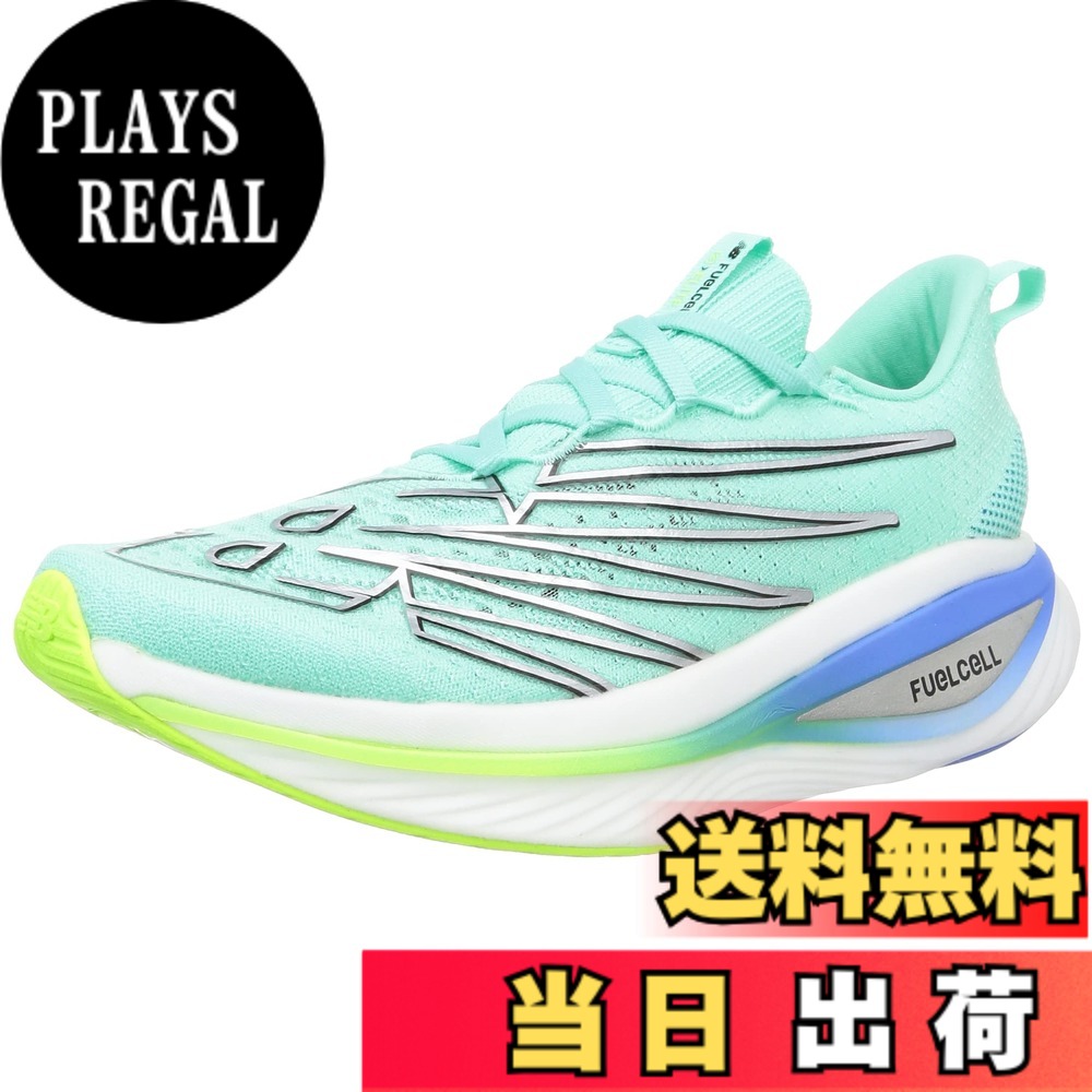 【送料無料】new balance(ニューバランス) レディース FuelCell SuperComp Elite v3ランニングシューズ 色:LT3(ブルー/グリーン)、サイズ:23.0 cm B|PLAYS REGAL