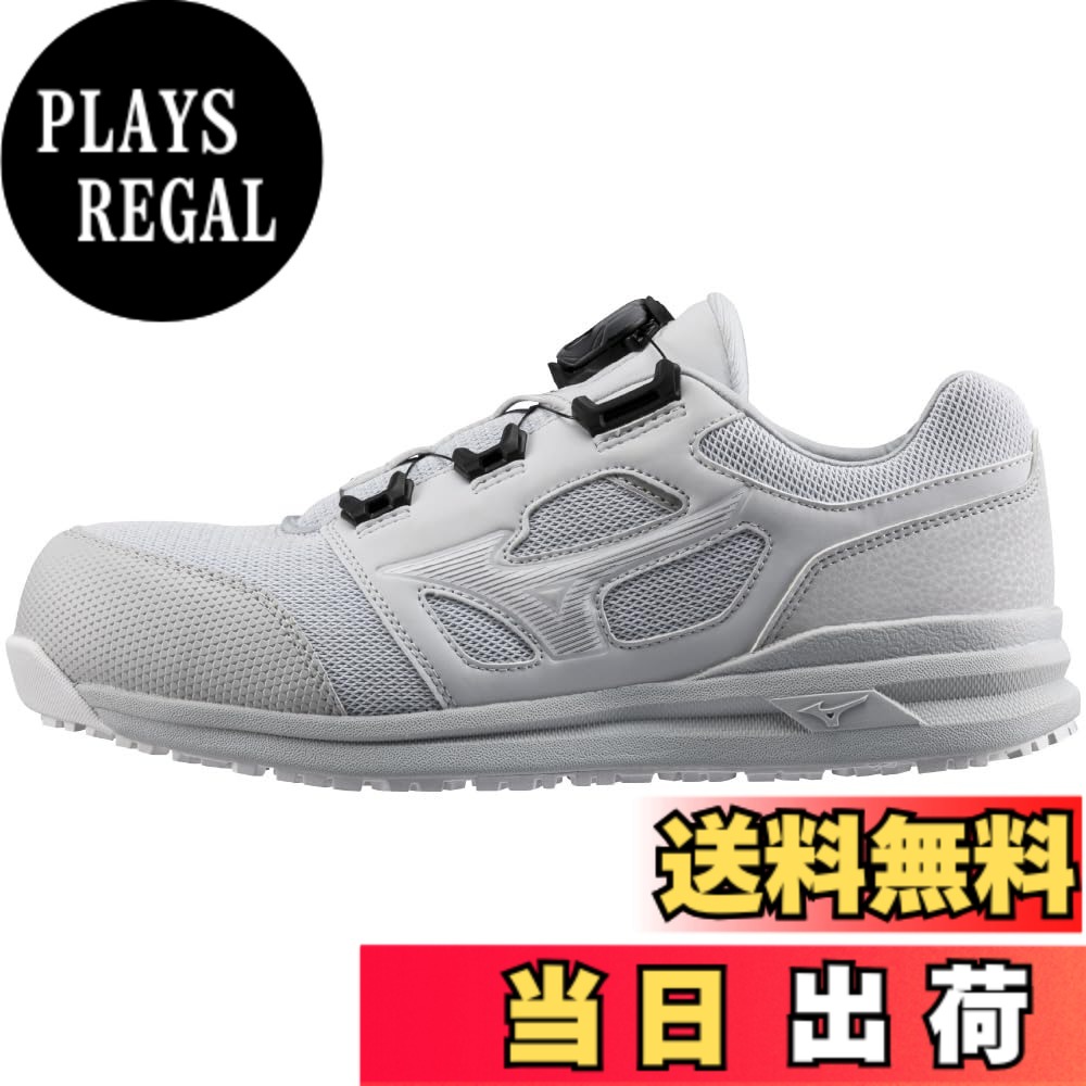 【貨物輸送無料】MIZUNO(ミズノ) メンズ 安全性のある靴 オールマイティ LS252L BOA細工物シューズ 色：薄墨色/白いこと、大いさ：28.0 珊 3E シューズ-サッカー・フットサル-スポーツ・アウトドア