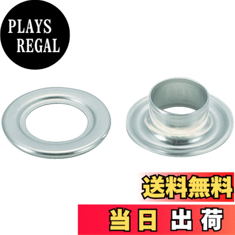 【貨物輸送無料】トラスコ中山(TRUSCO) TRUSCO(トラスコ) 両面ハトメ 色：黒、大きさ：12粍