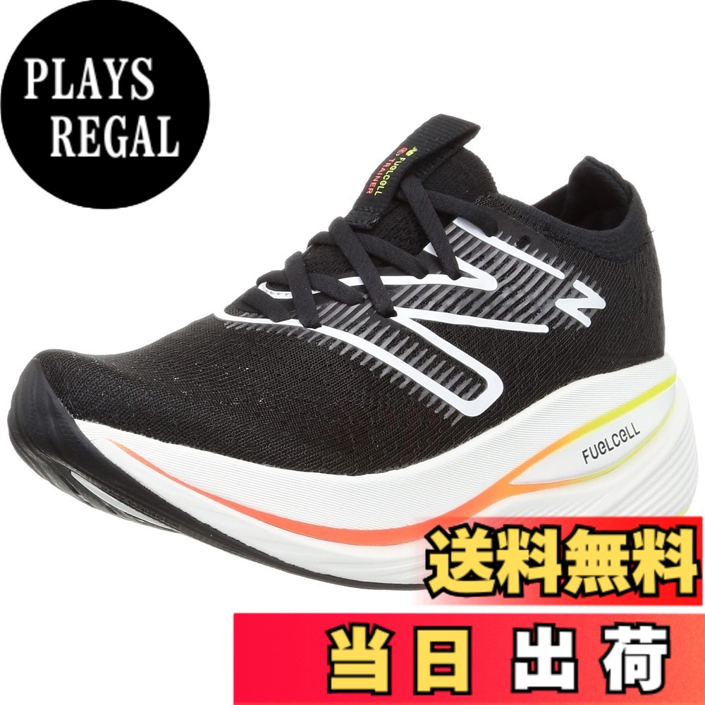 【送料無料】new balance(ニューバランス) メンズ FUEL CELL SuperComp Trainer MRCX WRCX フューエルセル スーパーコンプ トレーナー 厚底 カーボンプレート メンズランニングシューズ 色：BM2(ブラック)、サイズ：22.5 cm B｜PLAYS REGAL 9,500円