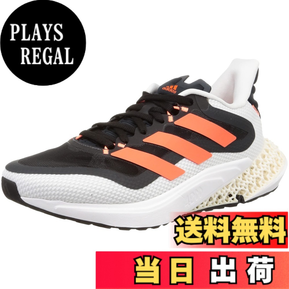 【送料無料】[アディダス] ランニングシューズ 4DFWDパルス 2.0 LWE82 メンズ 色：コアブラック/ソーラーオレンジ/ビームオレンジ(GX9281)、サイズ：27.0 cm｜PLAYS REGAL