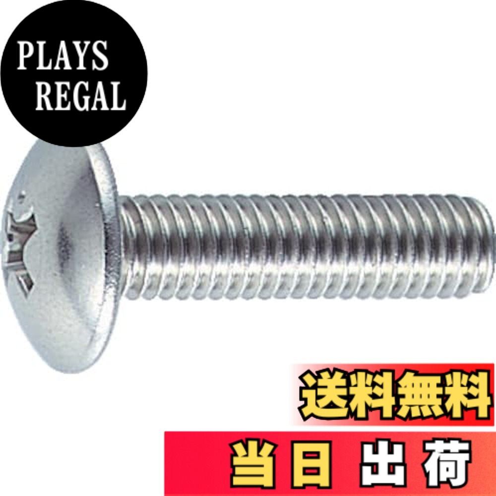 【送料無料】TRUSCO(トラスコ) トラス頭小ネジ 全ネジ サイズ：M6x35｜PLAYS REGAL