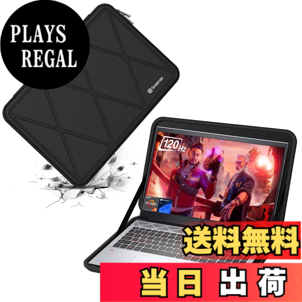 【送料無料】Smatree ハード EVA 保護スリーブケース DELL ラップトップ用 色：Xシリーズ-ブラック、サイズ：For DELL 15.6インチ(X8318)｜PLAYS REGAL