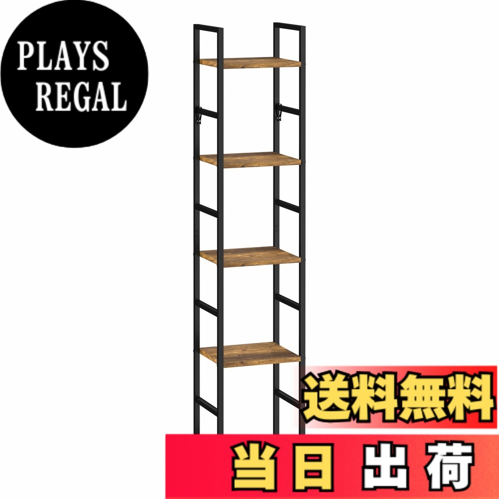 【貨物輸送無料】XINYF 棚 今めかしい か細い シェルフ 仕合わせ 書物棚 色：レトロ、大きさ：M5-29-23.5