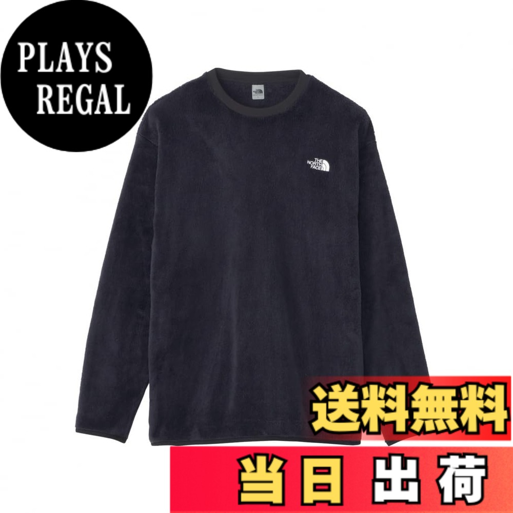 【貨物輸送無料】THE NORTH FACE(ザノースフェイス) フリース カットソーバーサミッドクルーメンズ 色：黒いこと、大きさ：M