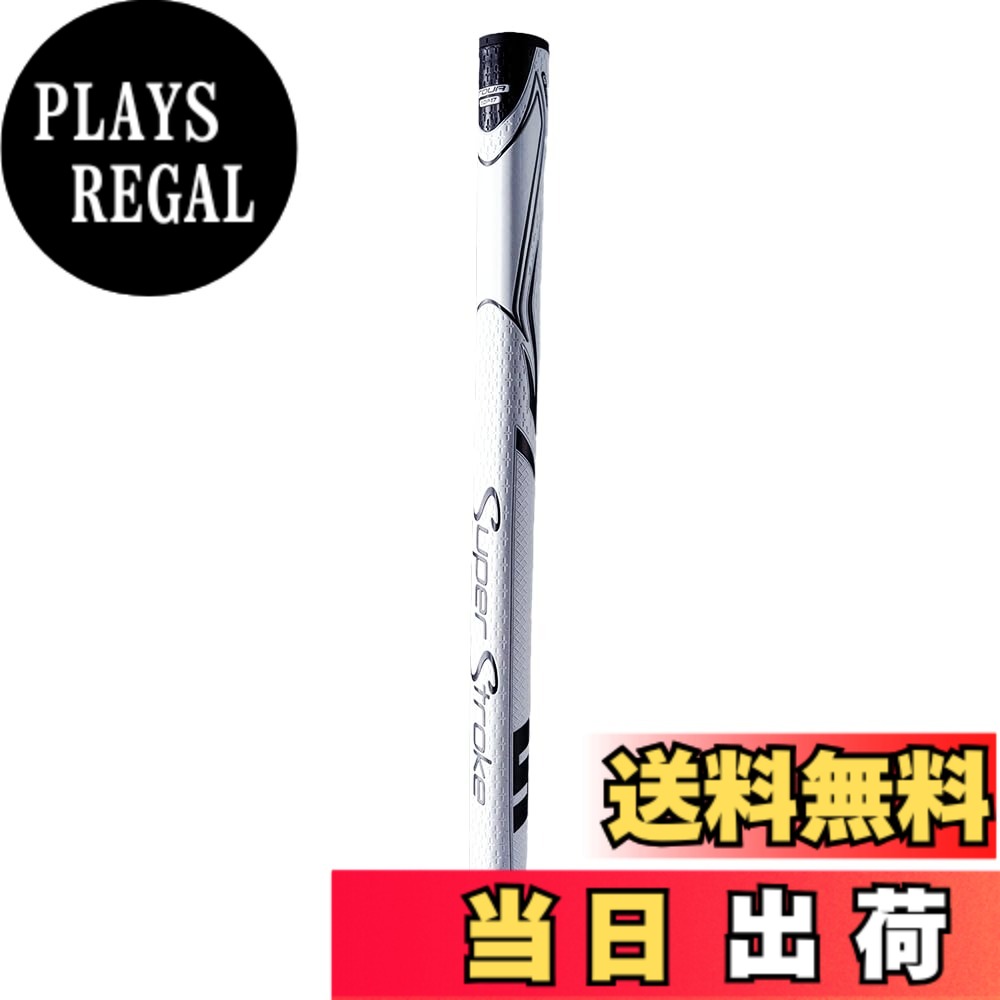 【送料無料】SuperStroke Zenergy Tour 1.0P 17インチ ゴルフパターグリップ テーパーなし 強化されたSPYNEテクノロジー マルチゾーンテクスチャリングとテックポート ホワイト/ブラック 色：ホワイト/ブラック、サイズ：Tour 1.0｜PLAYS REGAL