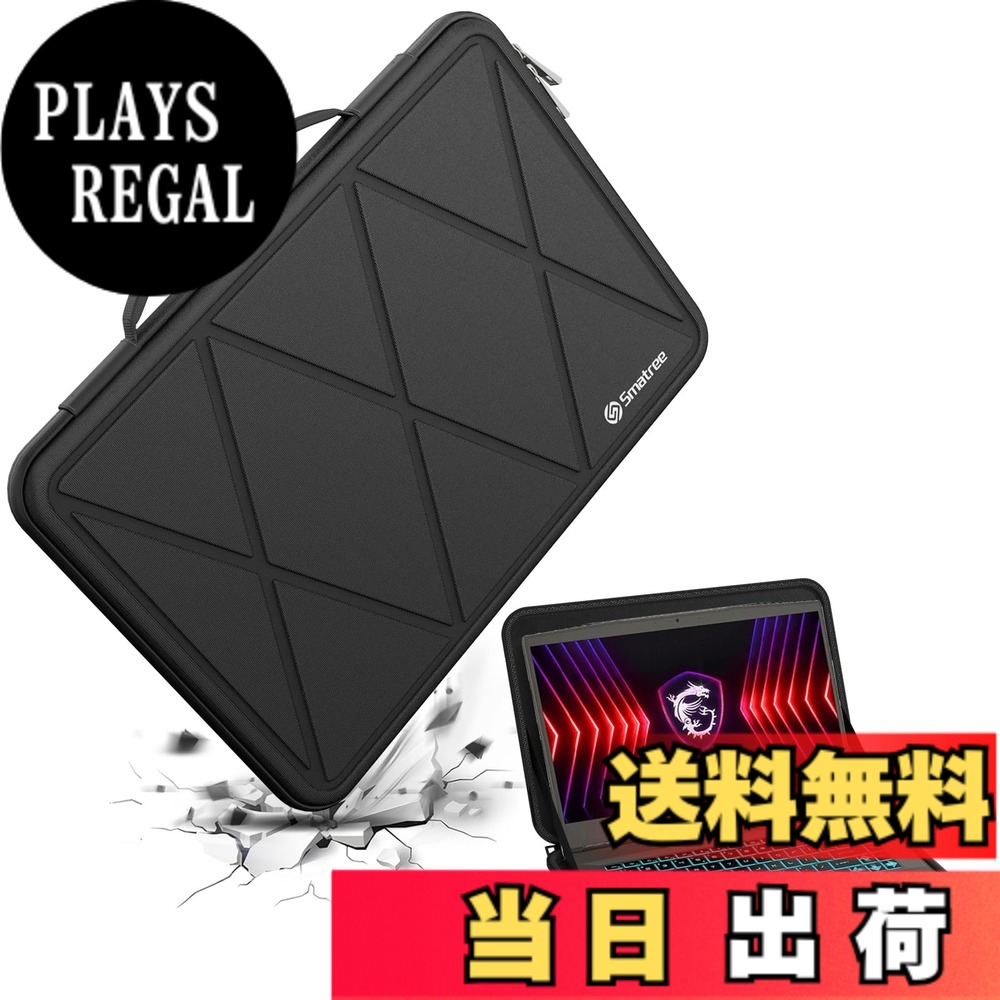 【送料無料】Smatree ハード EVA 保護スリーブケース MSI ラップトップ用 色:Xシリーズ-ブラック、サイズ:For MSI 16インチ(X8288-3)|PLAYS REGAL