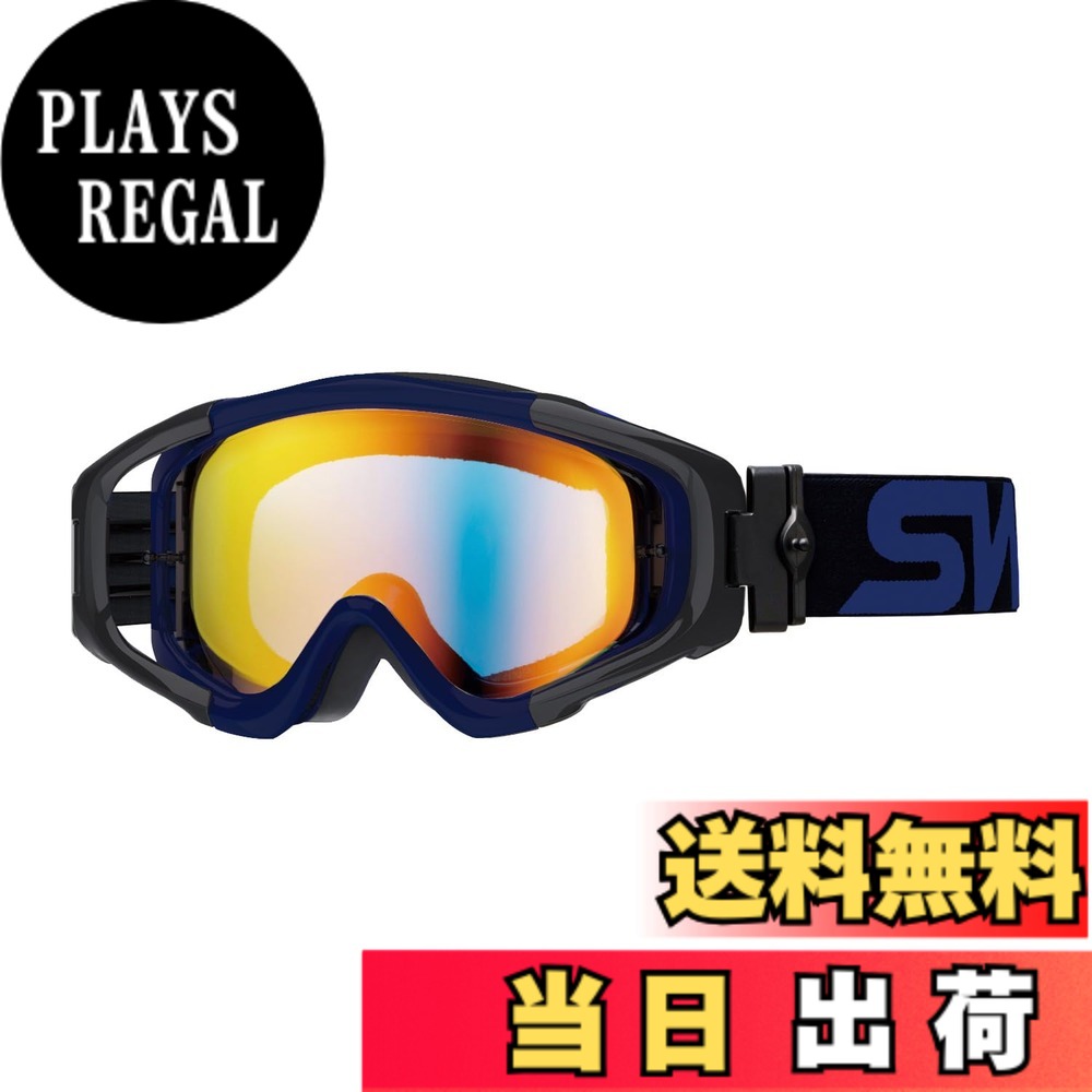 【貨物輸送無料】[スワンズ] ダートゴーグル MX-TALON タロン 色：BKBL(黒いことx青色)、大きさ：Free Size