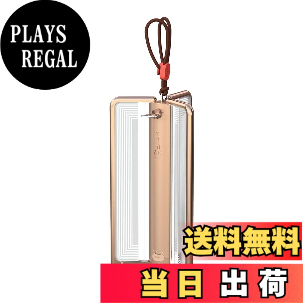 【送料無料】HEXAR CL6 ランタン 導光板 IP54 無段階調光 充電式 小型 軽量 電球色 キャンプ アウトドア 防災用 色：コッパー｜PLAYS REGAL 7,711円