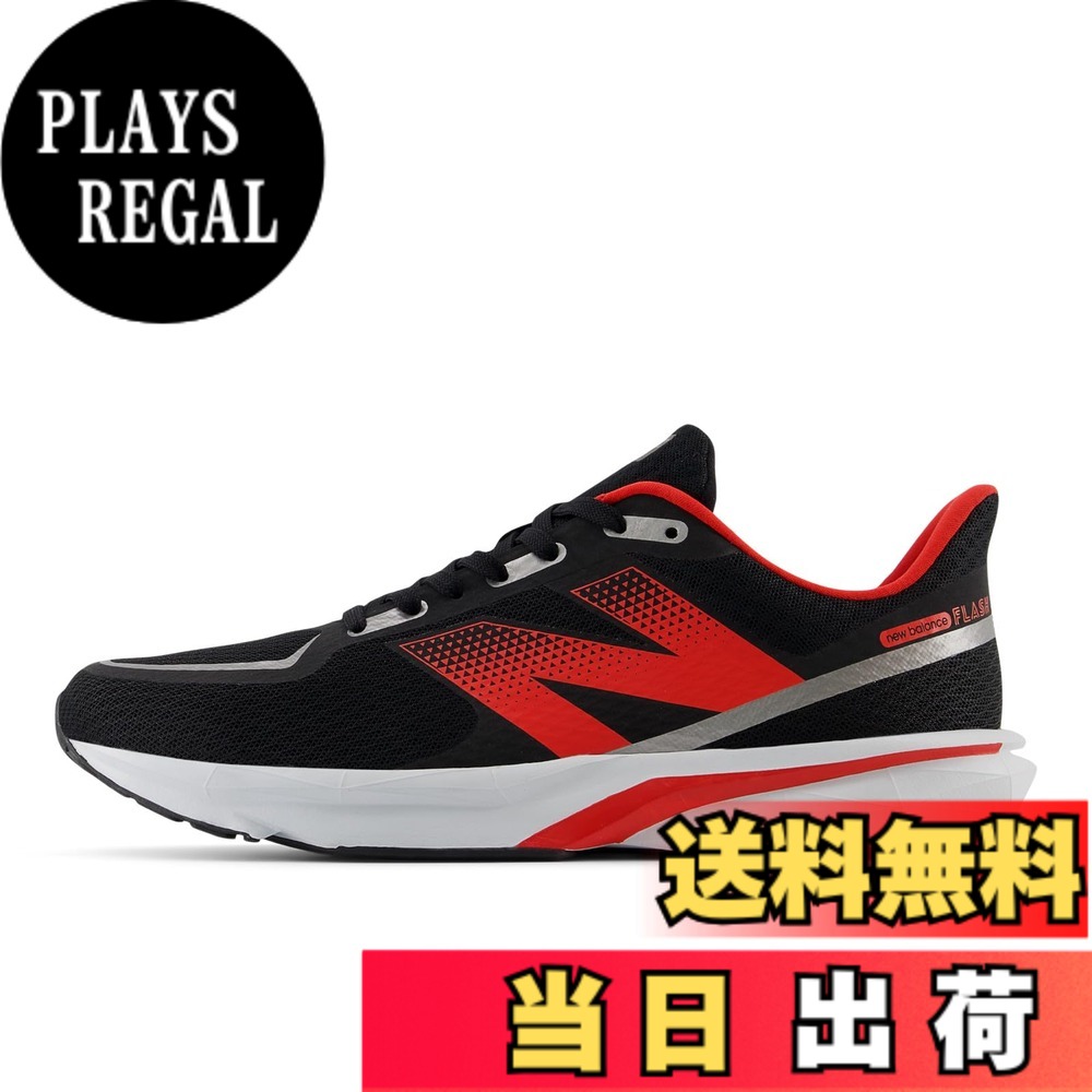 【送料無料】new balance(ニューバランス) メンズ DynaSoft Flash v7 フラッシュ トレーニング 部活ランニングシューズ 色:BR7(BLACK/RED)、サイズ:28.5 cm D|PLAYS REGAL