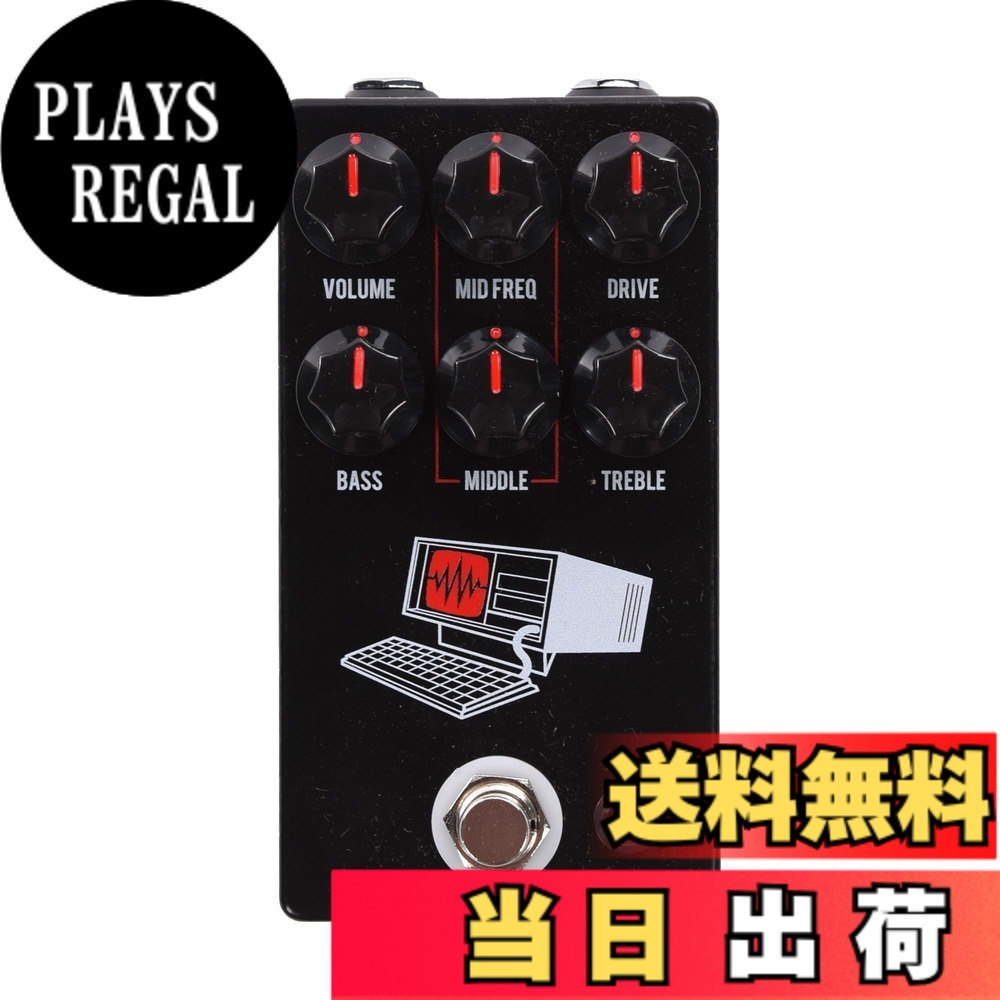 【送料無料】JHSハードドライブディストーションペダル - ブラック 色：ブラック｜PLAYS REGAL 27,676円