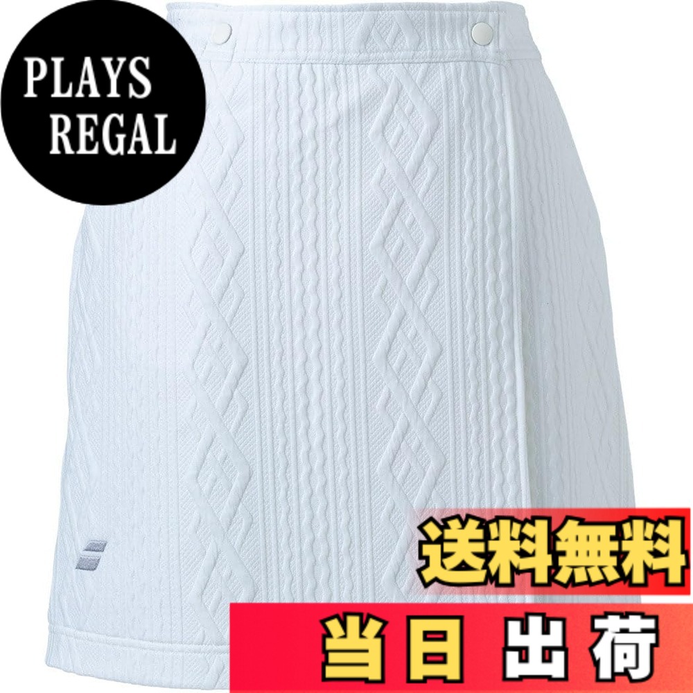 【貨物輸送無料】バボラ BabolaT 庭球御召しもの レディス PURE スウェットスカート BWT4472 色：WH00：白いこと、大きさ：XL