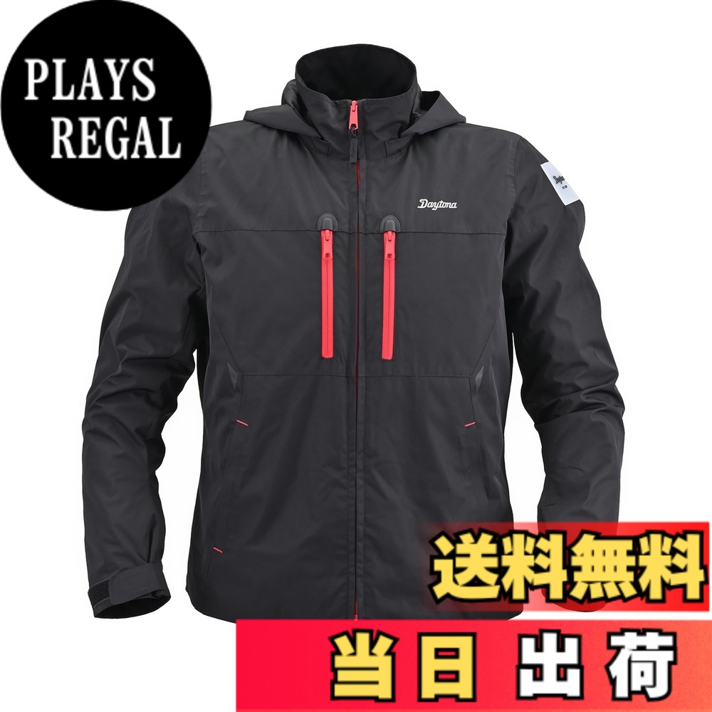 【送料無料】デイトナ(Daytona) バイク ジャケット 春秋冬 防寒 CE規格 ソフトプロテクター付属 防風 オールシーズン 色：[DJ-013]ブラック/レッド、サイズ：2XL｜PLAYS REGAL 22,056円