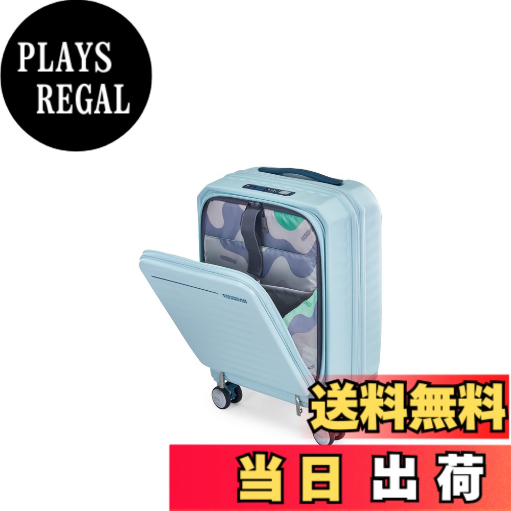 【送料無料】[アメリカンツーリスター] スーツケース フロンテック サイズ展開：S(機内持ち込み可)/M/L/トランク ブックオープニング 拡張機能 ポリカーボネート 衝撃吸収ホイール 軽量 ブレーキ付き American touri 色：シーフォーム、サイズ：S(機内持ち込み)/1-3泊用｜PLAYS REGAL