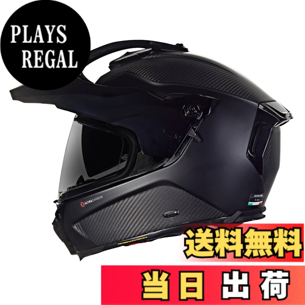 【送料無料】NOLAN(ノーラン) 【国内正規品】 バイク用 ヘルメット オフロード X-lite X-552 ウルトラカーボン 色：FLATBLACK CARBON/323、サイズ：M｜PLAYS REGAL
