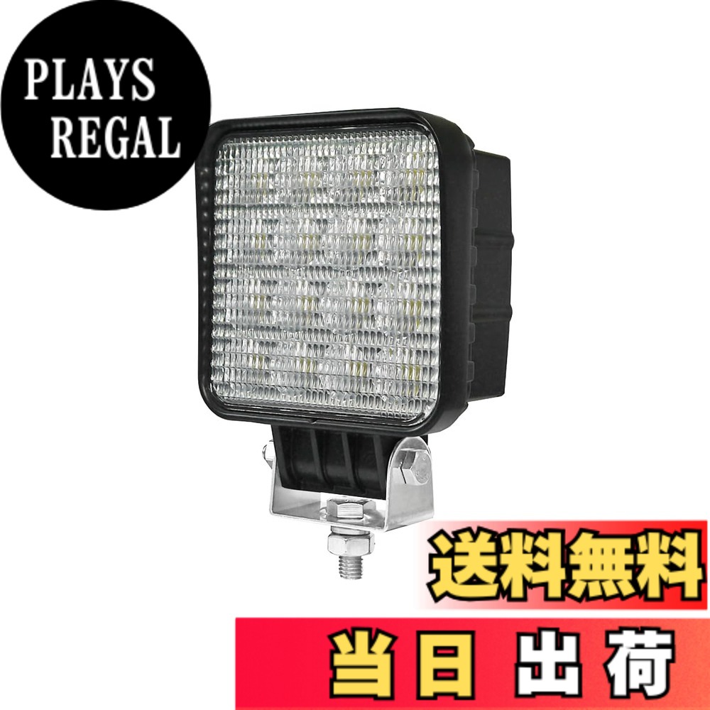 【送料無料】Led work light with switch 色：ホワイト、サイズ：拡散レンズ 48W スイッチ付き｜PLAYS REGAL