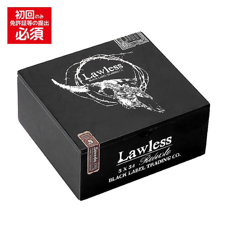 【プレミアムシガー】【まとめ買い】（20本入り）ブラックレーベル　ローレス　ロブスト[54RG／127mm]〔ロブスト系〕(強さ：●●●〇〇)※BLTC輸入｜Wine＆Cigar リカープラザ大越酒店