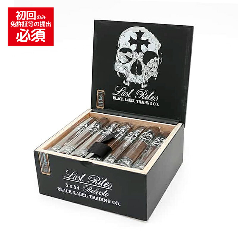 【プレミアムシガー】【まとめ買い】（20本入り）ブラックレーベル　ラストライツ　ロブスト[54RG／127mm]〔ロブスト系〕(強さ：●●●〇〇)※BLTC輸入｜Wine＆Cigar リカープラザ大越酒店