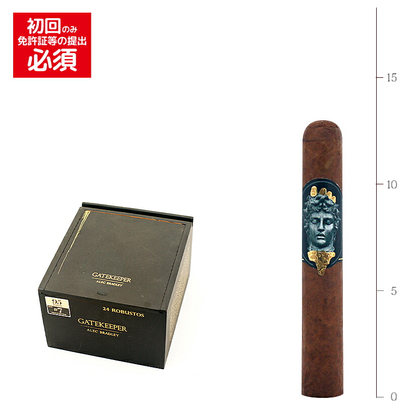 【プレミアムシガー】【箱買い】【２４本入】<BR>アレック・ブラッドリー　ゲートキーパー　ロブスト<BR>　≪50RG／127mm≫　[ロブスト系]　（強さ：）