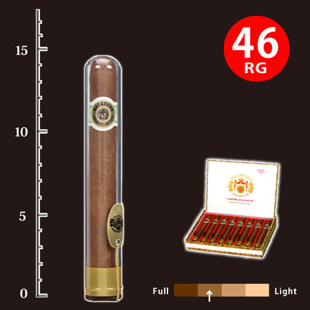 【プレミアムシガー】【箱買い】【８本入り】<BR>　マカヌード　カフェ・クリスタル<BR>　≪50RG／140mm≫　[トロサイズ系]　（チューブ入り）（強さ：●●〇〇〇）